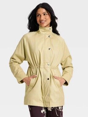 Women's Tan Anorak Jacket - A New Day Size XXL